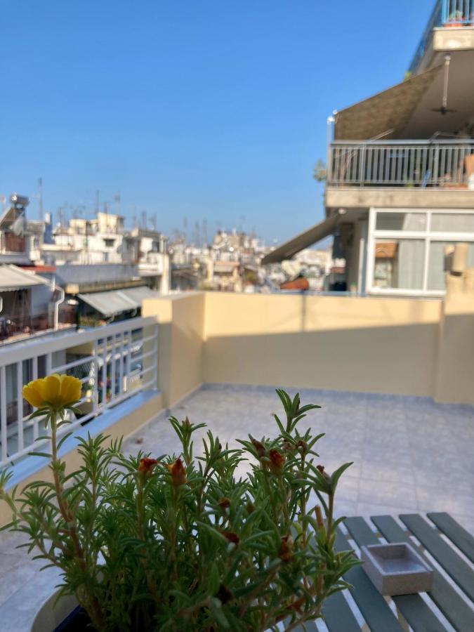 Modern Penthouse Thessaloniki Leilighet Eksteriør bilde